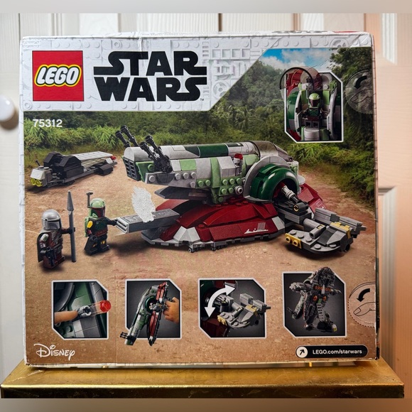  Star Wars Boba Fett\'s Starship Set - Red and Green